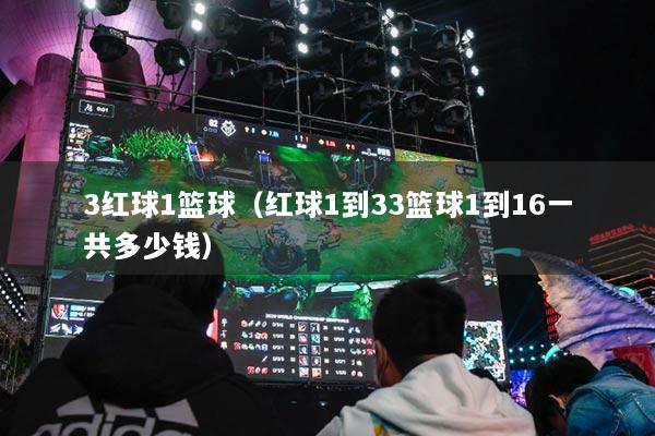 3红球1篮球（红球1到33篮球1到16一共多少钱）
