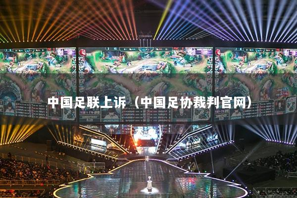 中国足联上诉(中国足协裁判官网)
