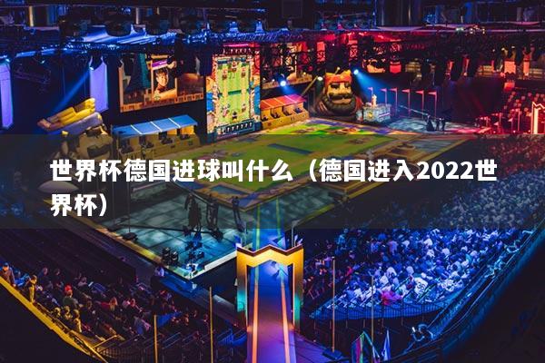 世界杯德国进球叫什么（德国进入2022世界杯）